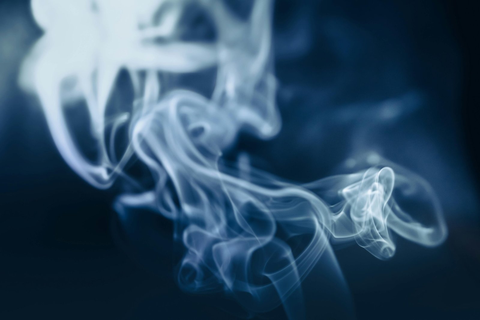 Swirling smoke